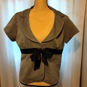 Black and white herringbone Jacket.